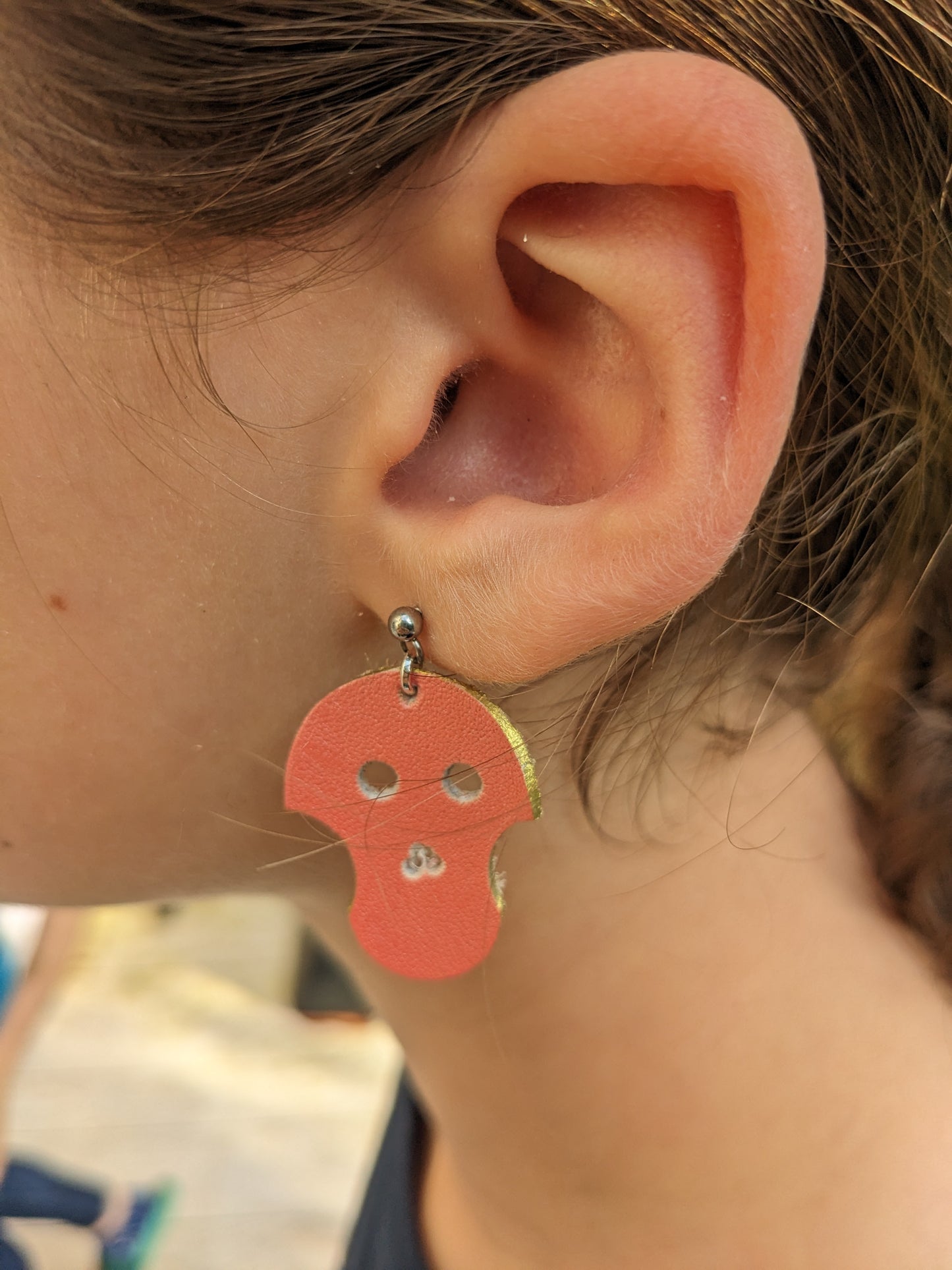 Boucles d'oreilles skull