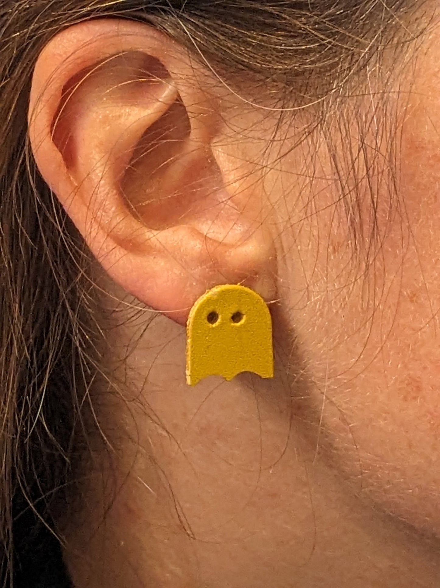 Boucle d'oreille Pacman