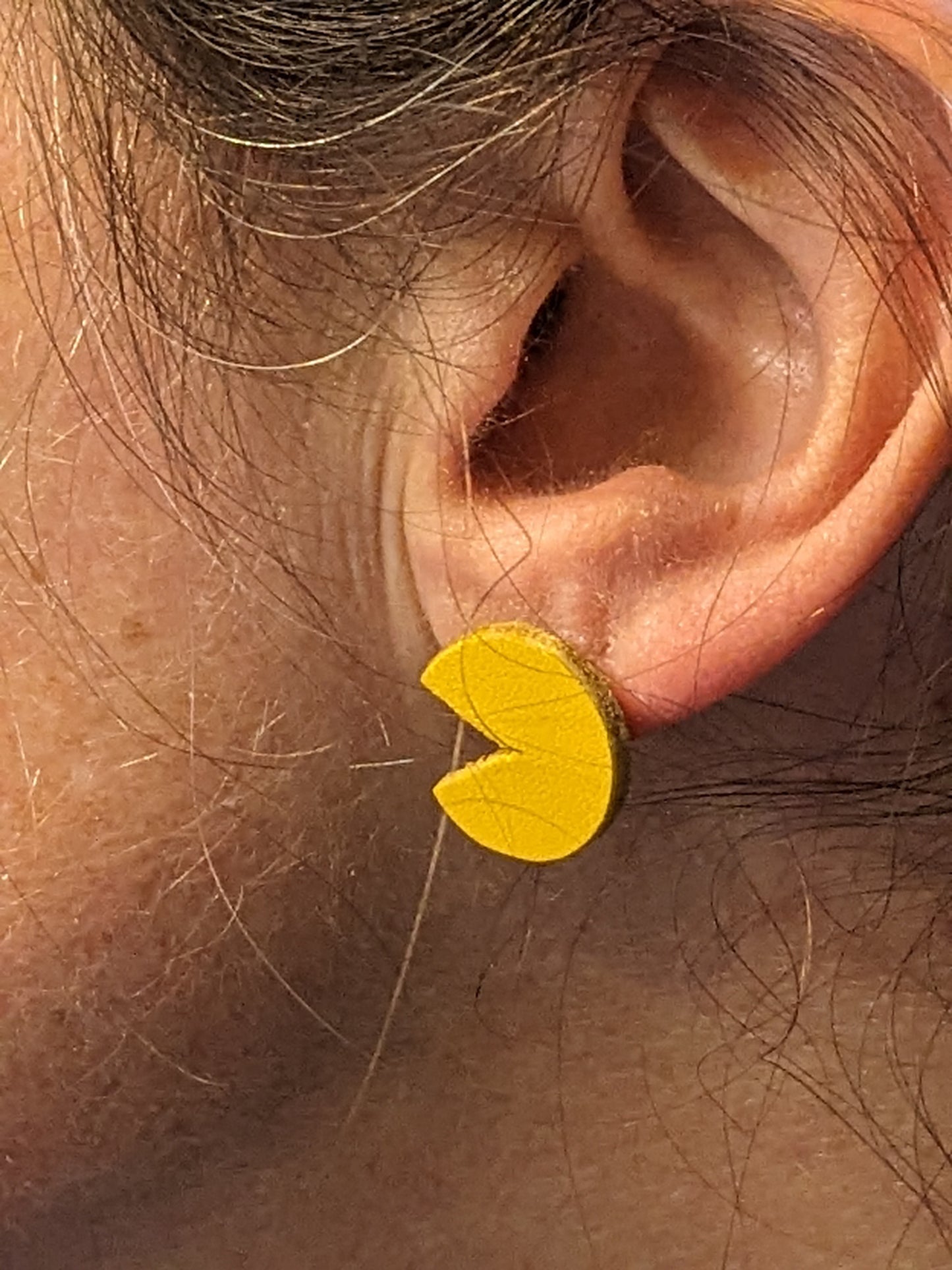 Boucle d'oreille Pacman