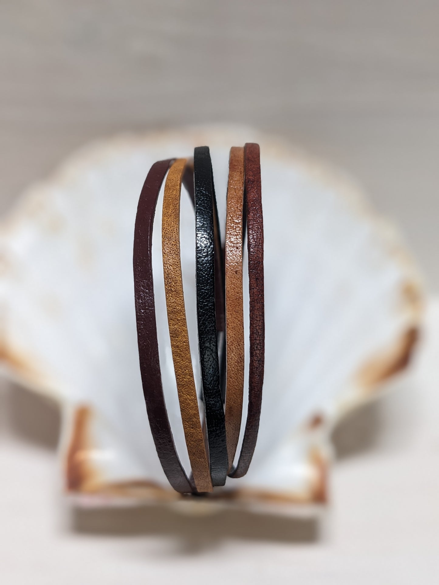 Bracelet lacet de cuir
