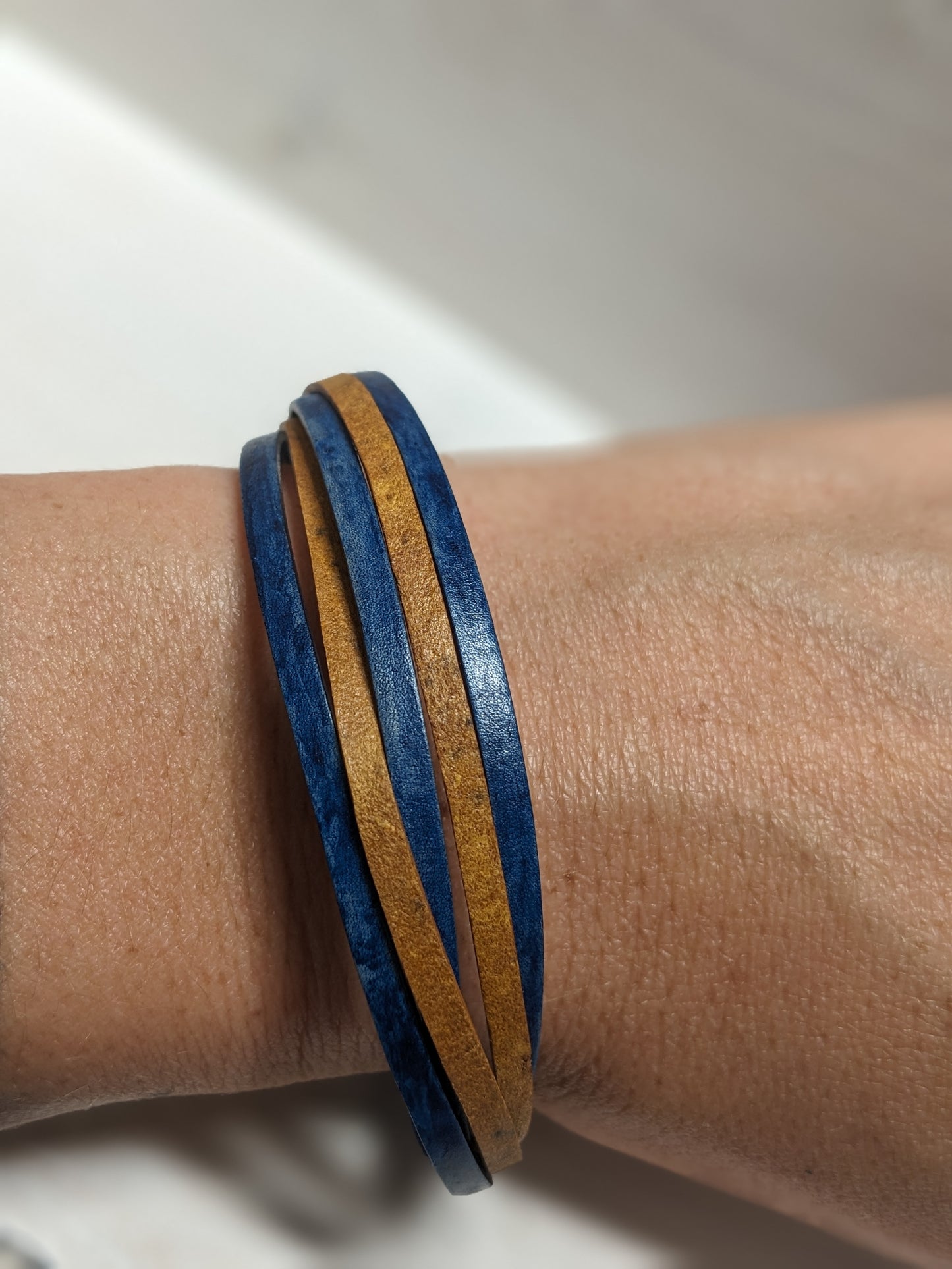 Bracelet lacet de cuir