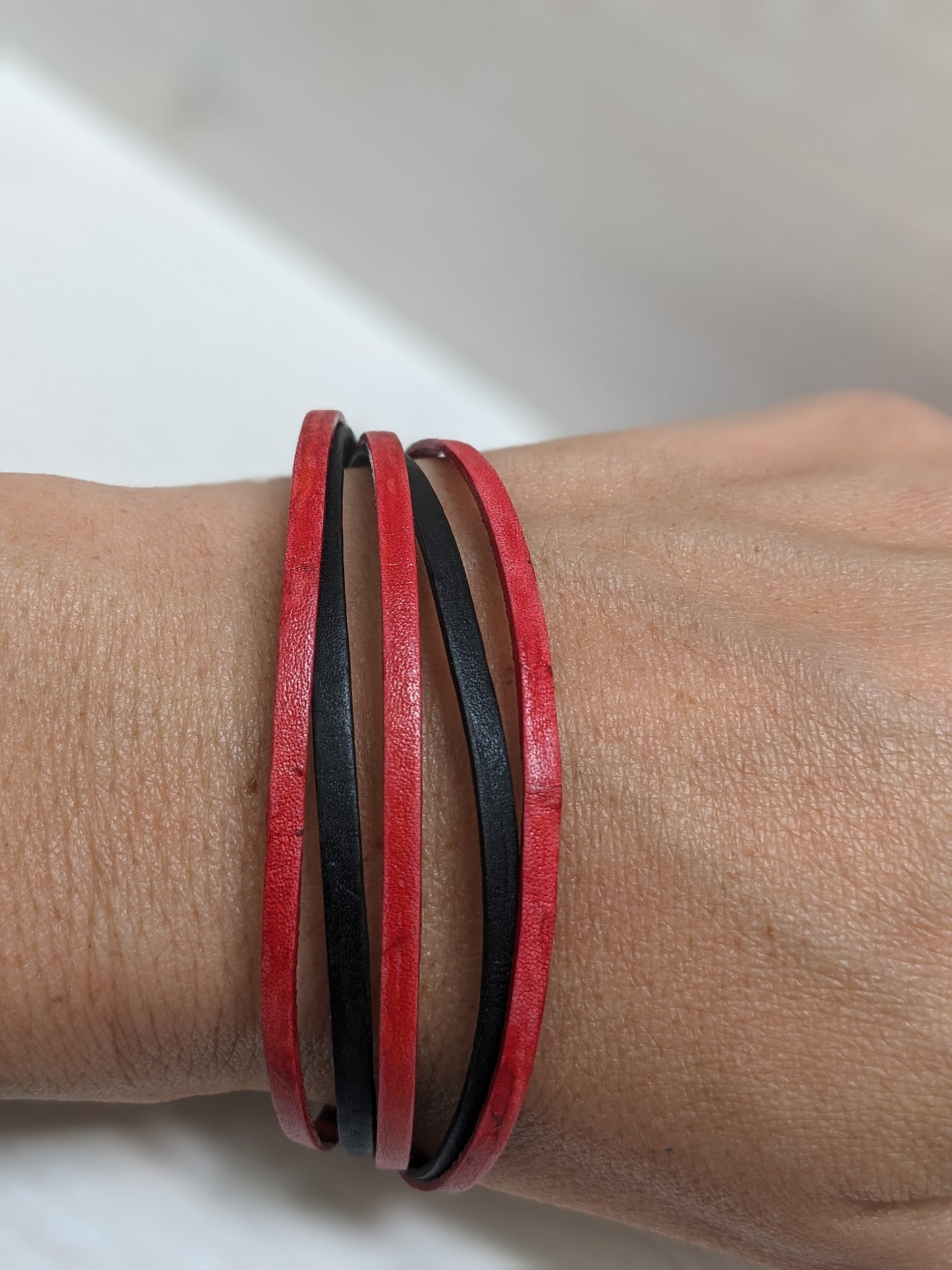 Bracelet lacet de cuir