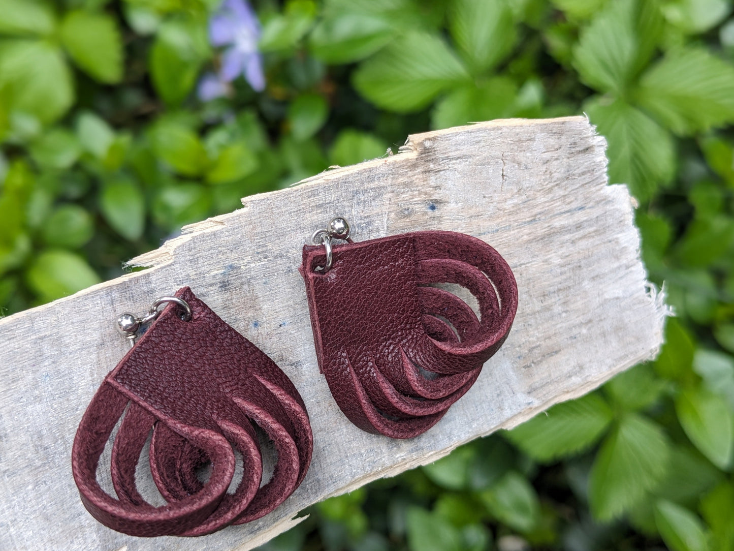 Boucles d'oreilles torsadées
