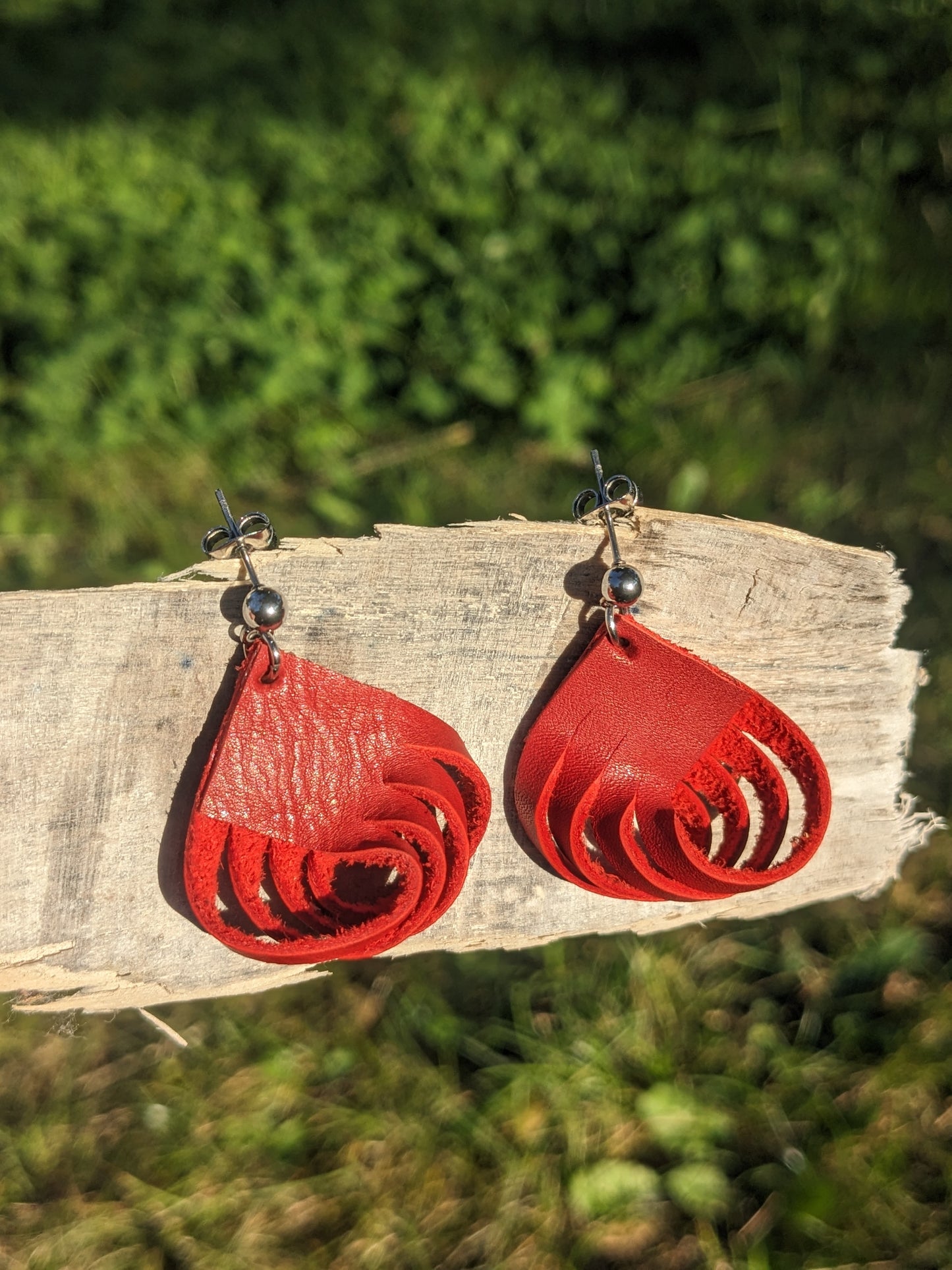 Boucles d'oreilles torsadées