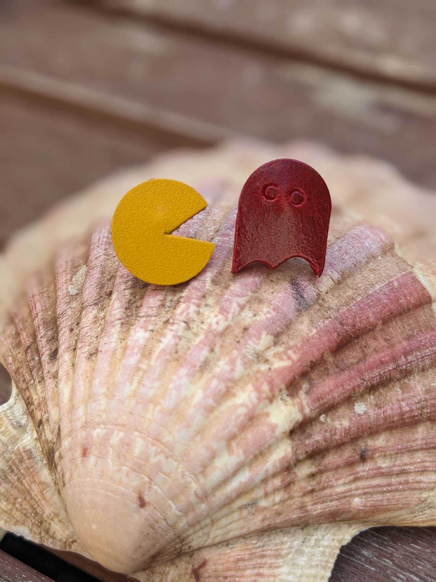 Boucle d'oreille Pacman