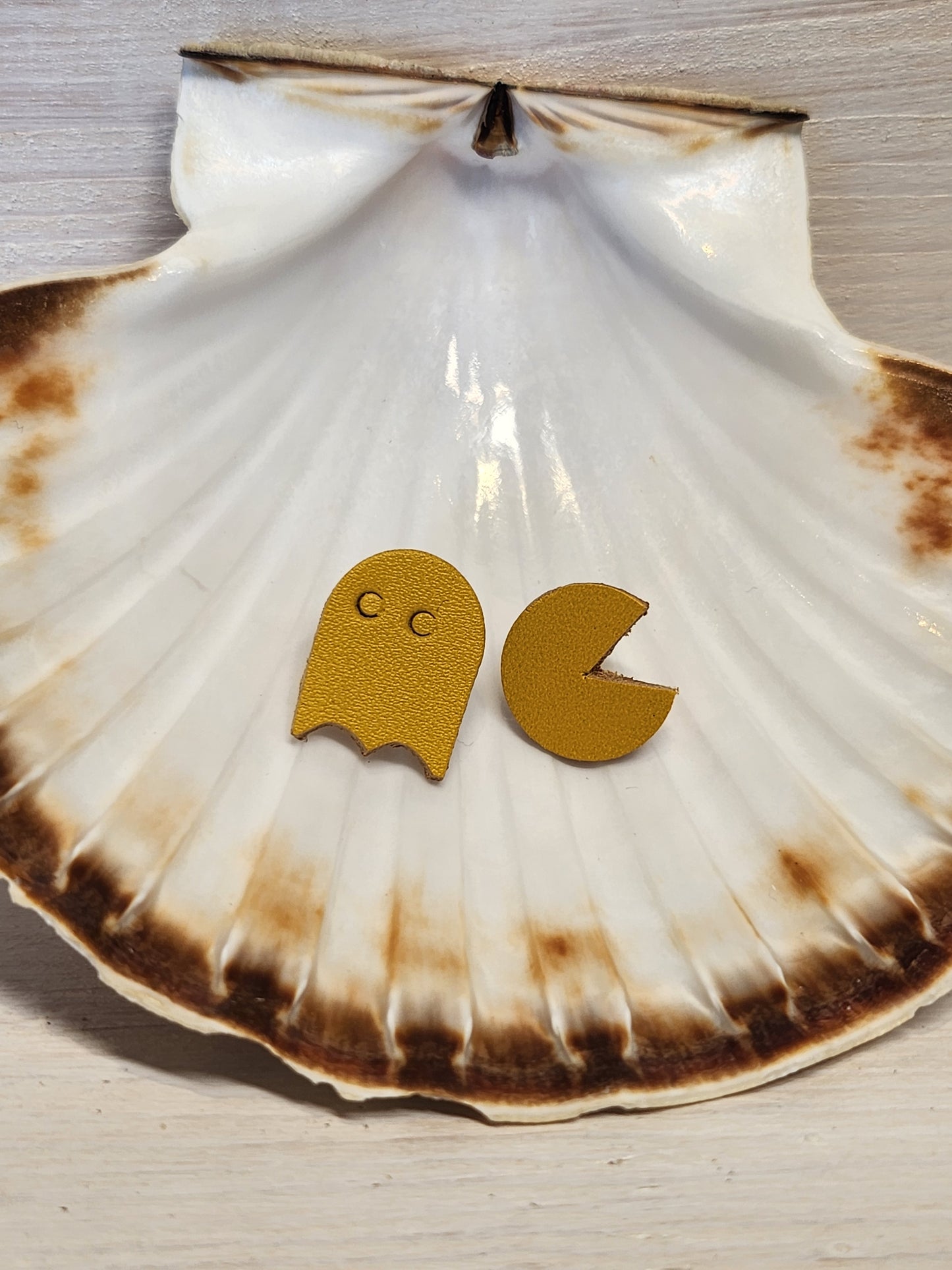 Boucle d'oreille Pacman