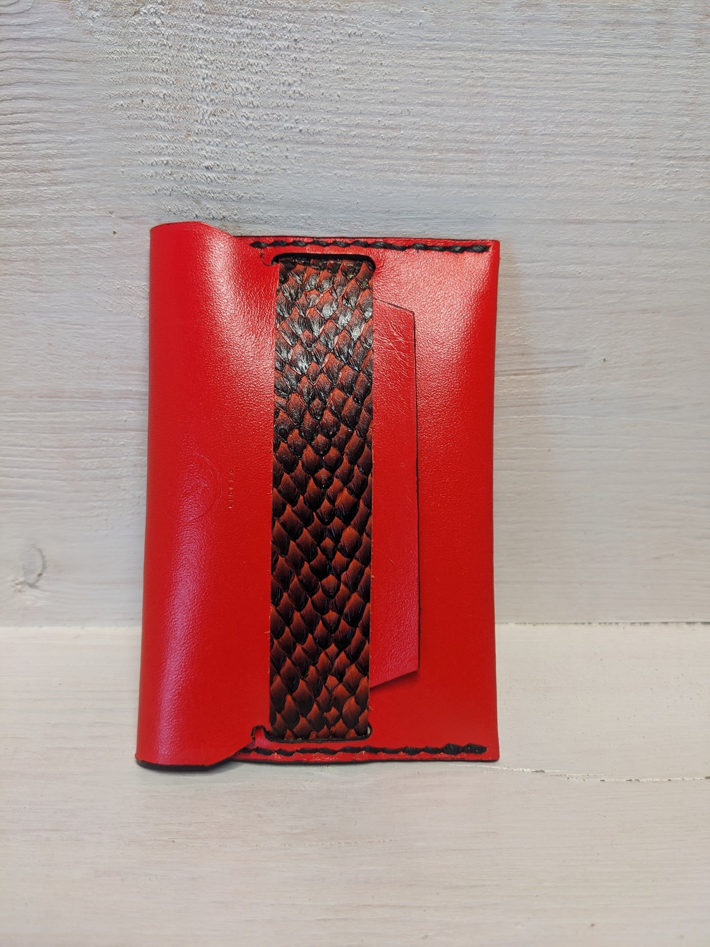 Porte-carte minimaliste en cuir