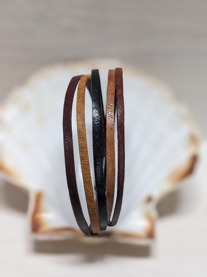 Bracelet lacet de cuir