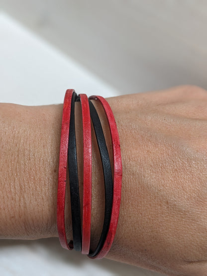 Bracelet lacet de cuir