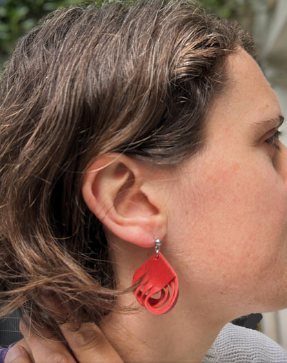 Boucles d'oreilles torsadées