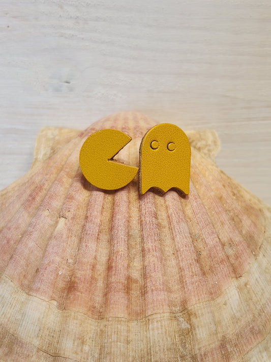 Boucle d'oreille Pacman