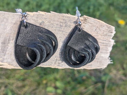 Boucles d'oreilles torsadées